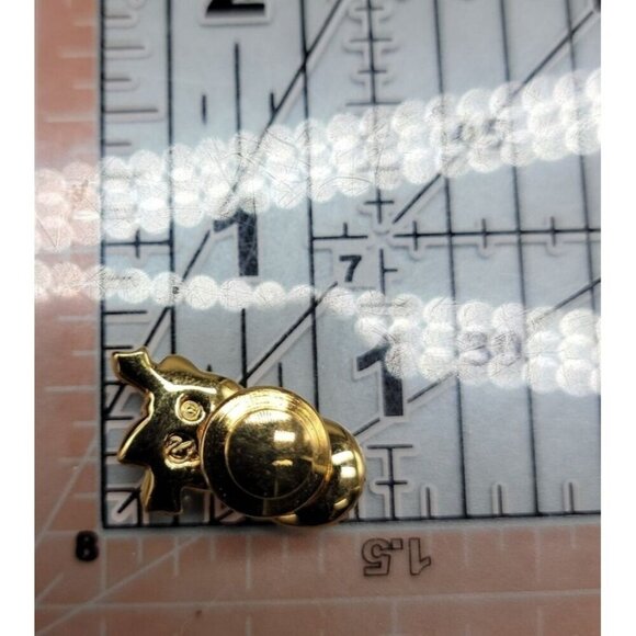 Swarovski Society Members Lapel Pin Masquerade Trilogy Mask Tabac 1999 Retired - Picture 2 of 10